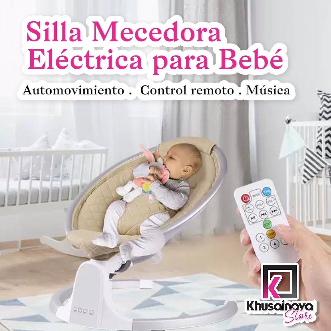 Silla Mecedora Electrica Para Bebe Con Movimiento Lateral - Envío